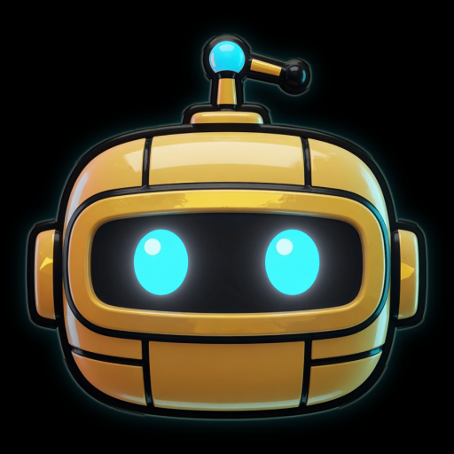 The Freebots app icon: a gold robot with cyan eyes